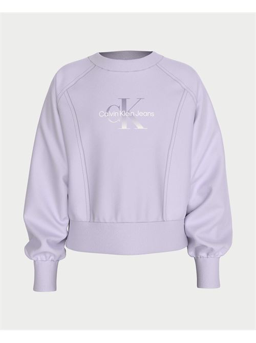 Sweat Calvin Klein avec logo ?ponge carr? CALVIN KLEIN | IG0IG02539TVFR